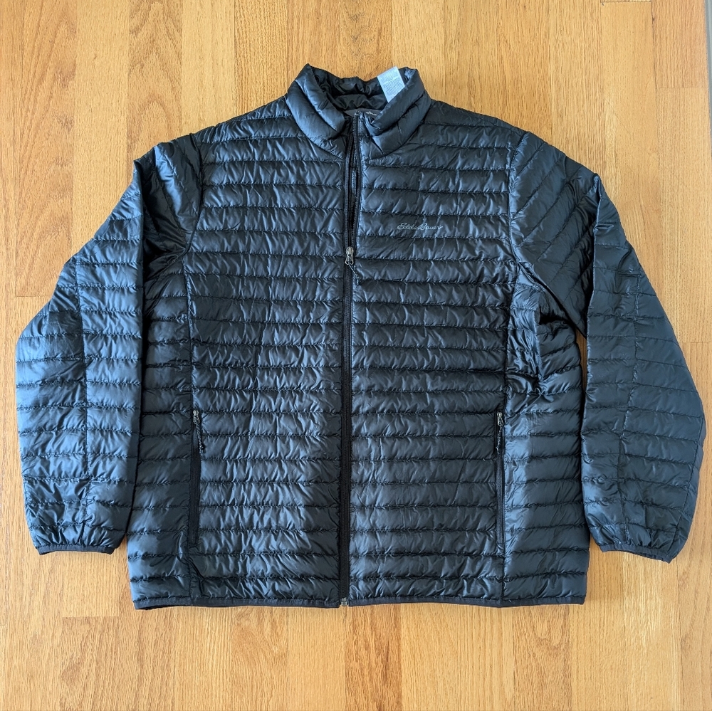 Eddie Bauer Men's XXL Black Puffer Jacket